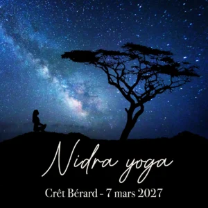 nidra yoga retraite crêt Bérard